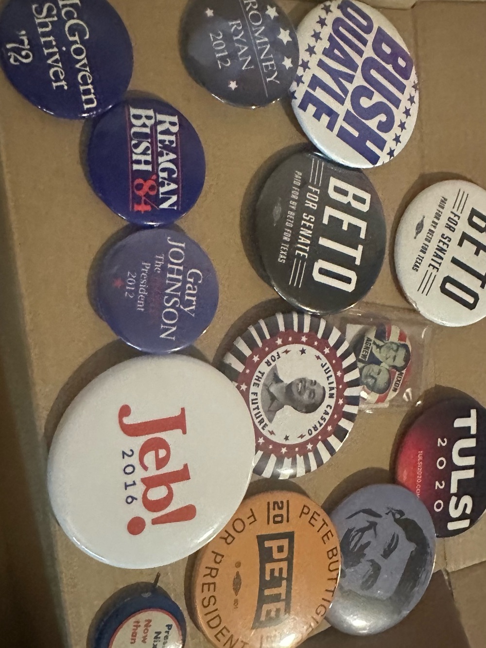 Authentic Campaign Button Collection - Picture 2 of 4